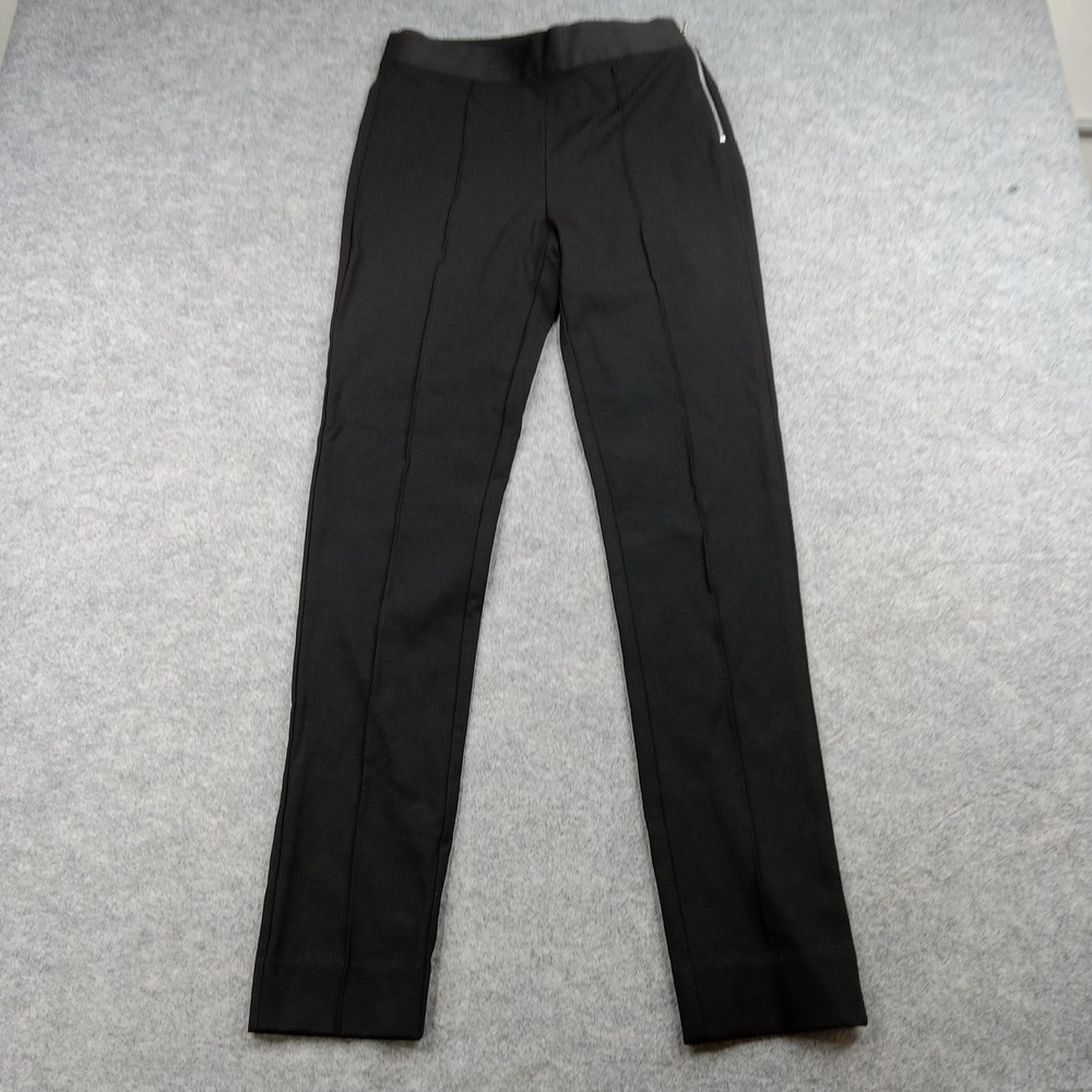 Everlane‎ Pants Womens 0 Black Side Zip Stretch Slim Leg Dress Work Office